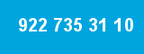 922 735 31 10 922 735 31 10